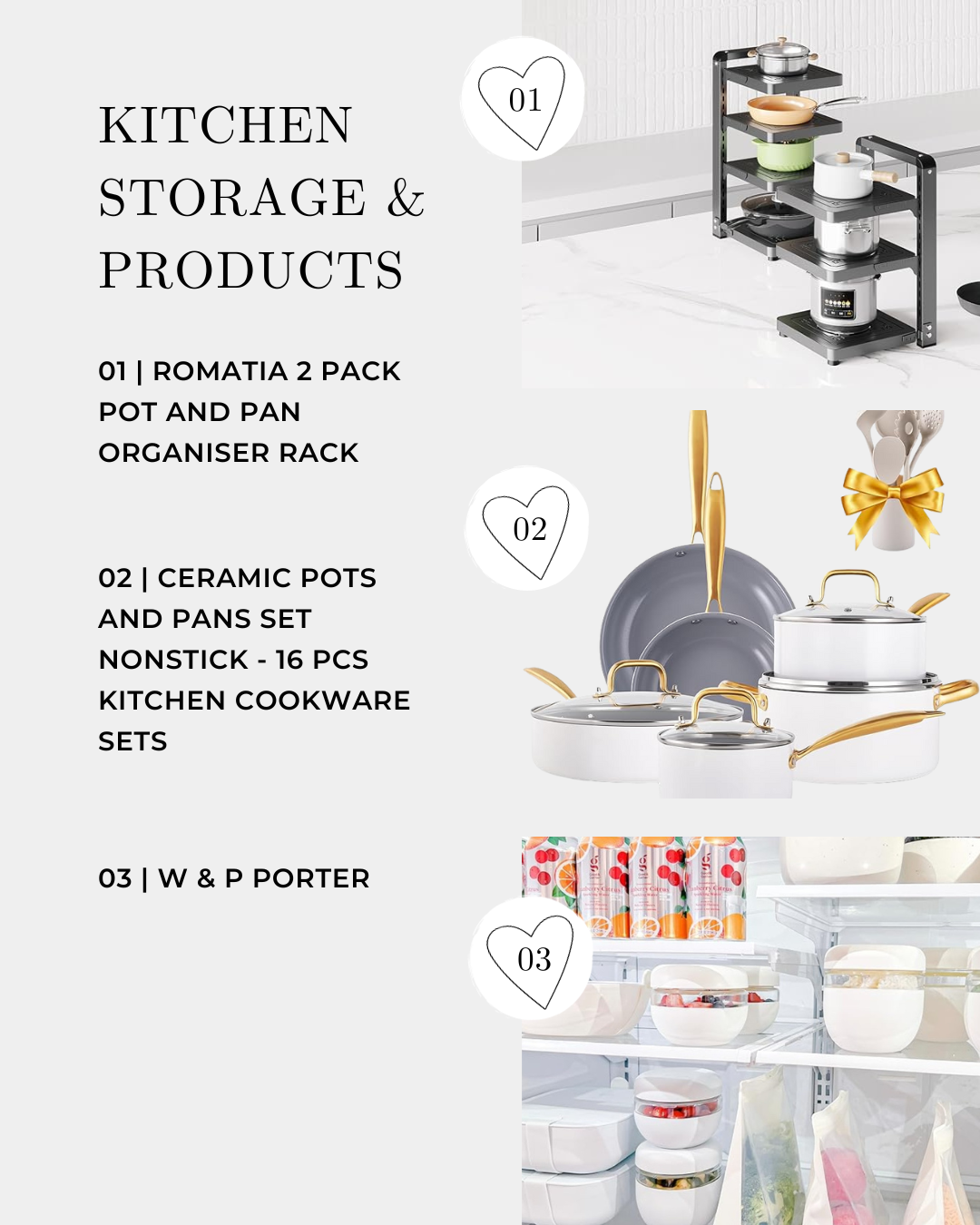 Kitchen Storage and Products