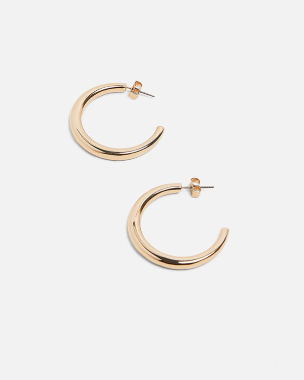 Half Moon Golden Earrings